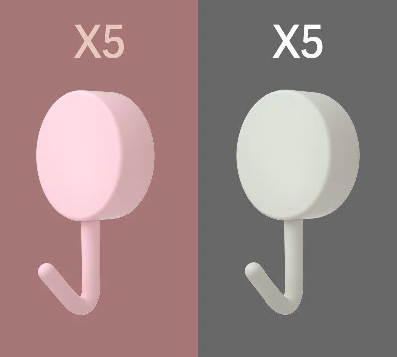 10PCS Self-Adhesive Wall Hooks