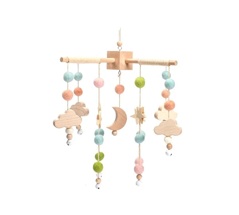 Wooden Crib Mobile Toy