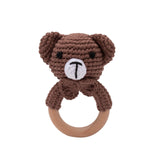 Crochet Animal Baby Rattle Toy