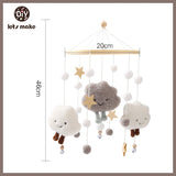 Wooden Baby Rattle Mobile