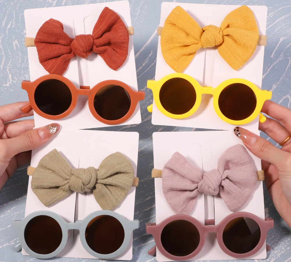 Vintage sunglasses for kids with UV protection