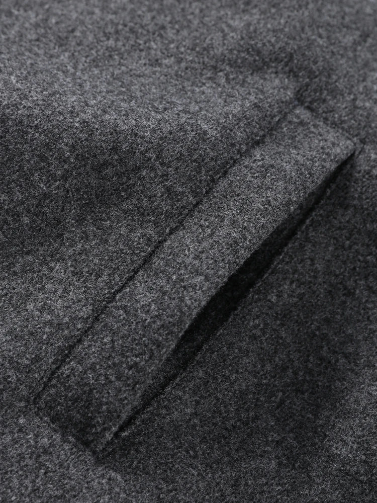 Loose Stand Collar Women's Woolen Coats