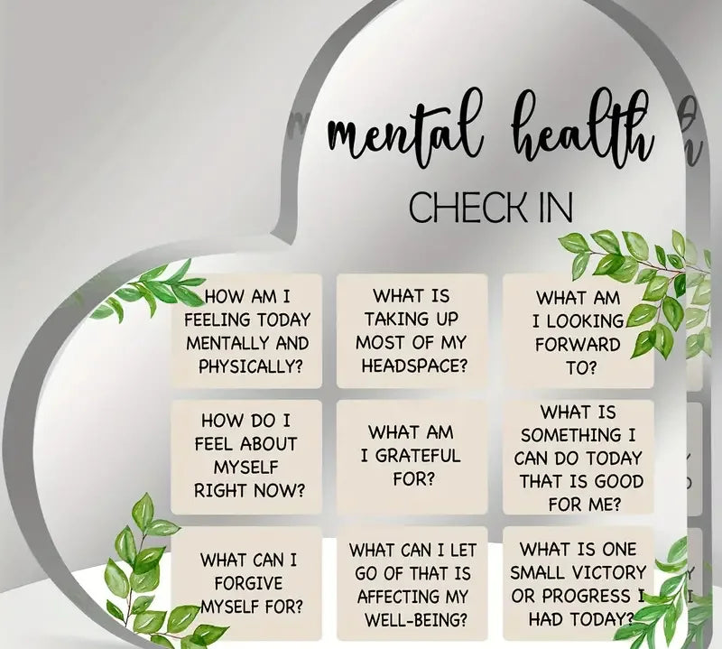 Mental Health Affirmation Acrylic Sign