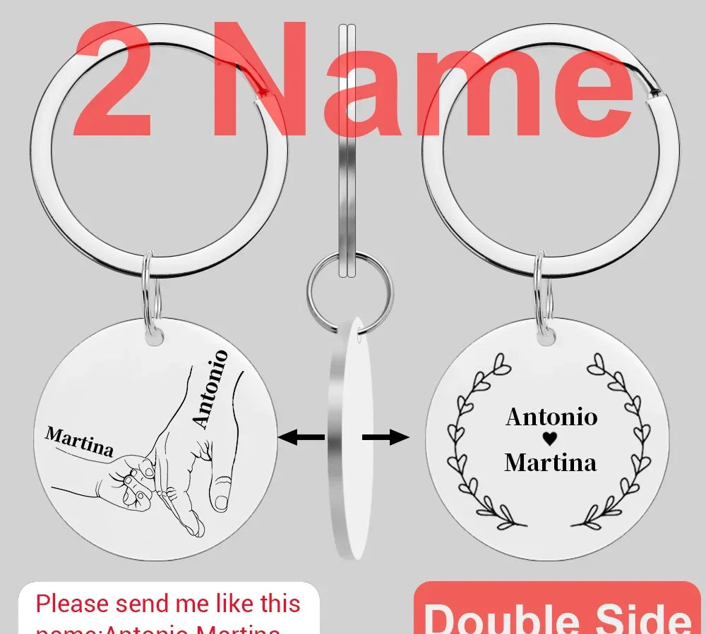 Personalized Love Keychain