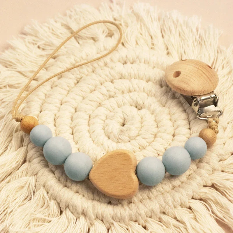 Custom Name Wooden Pacifier Chain