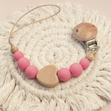 Custom Name Wooden Pacifier Clip