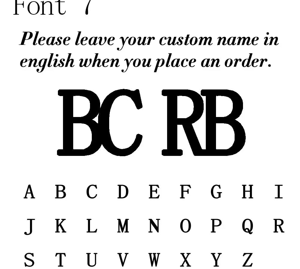 Custom Name Cufflinks
