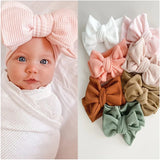 Soft newborn baby girl headband in stylish design