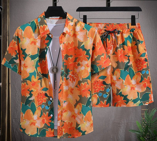 Men vacay Beach shorts Set