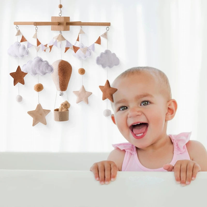 Wooden Crib Mobile Toy
