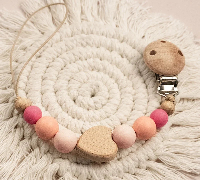 Custom Name Wooden Pacifier Clip