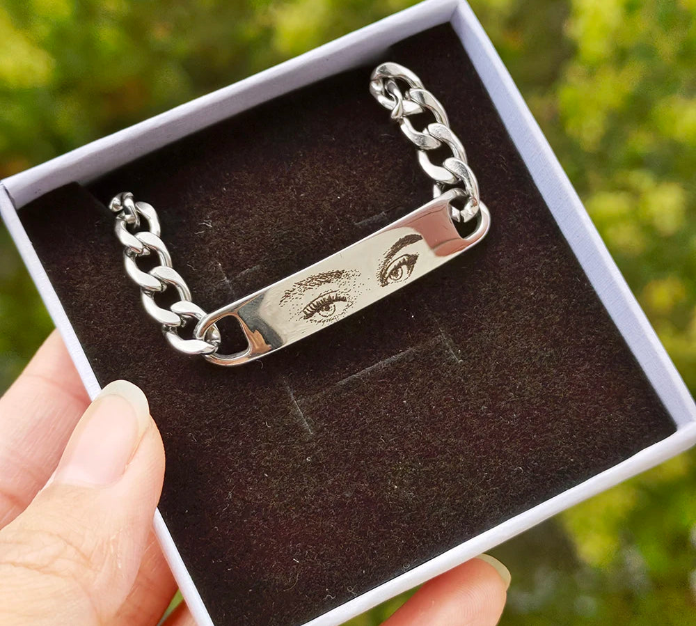 Personalized Eyes Photo Bracelet