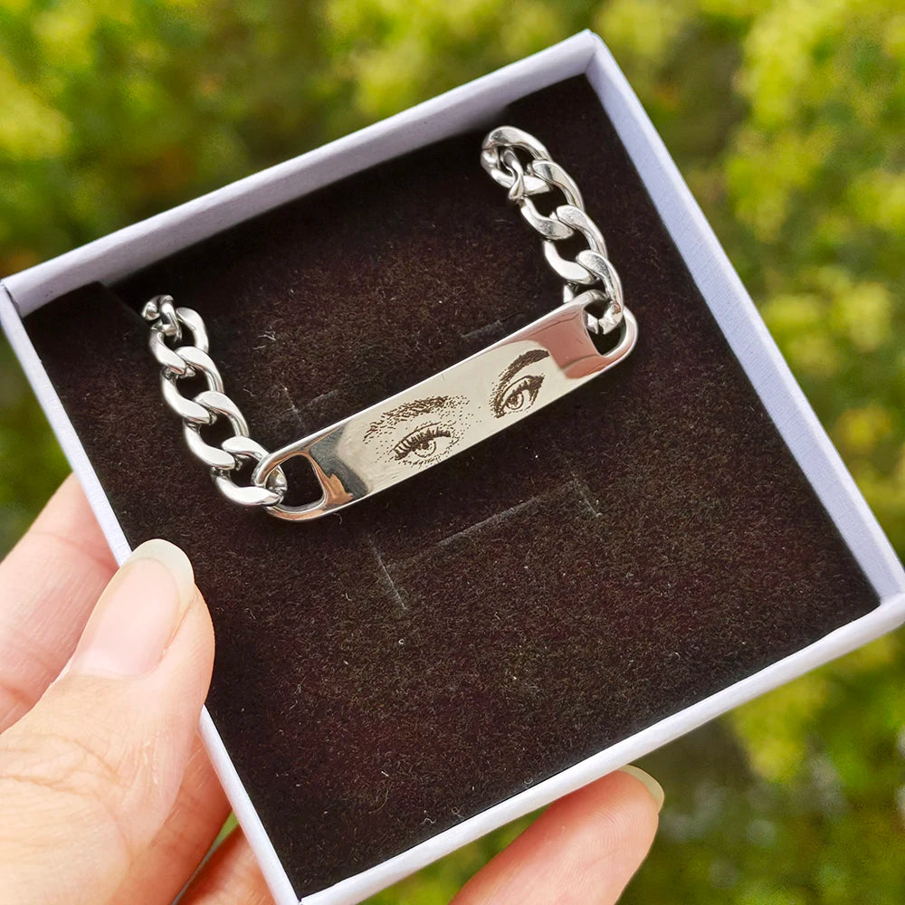 Personalized Eyes Photo Bracelet