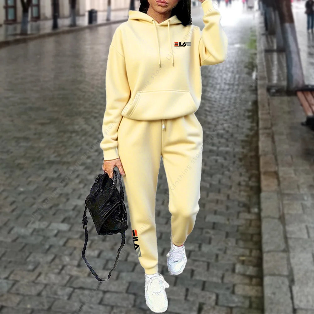 Women's Tracksuit Hoodies |2PCS Suit Winter Sports  Outfits