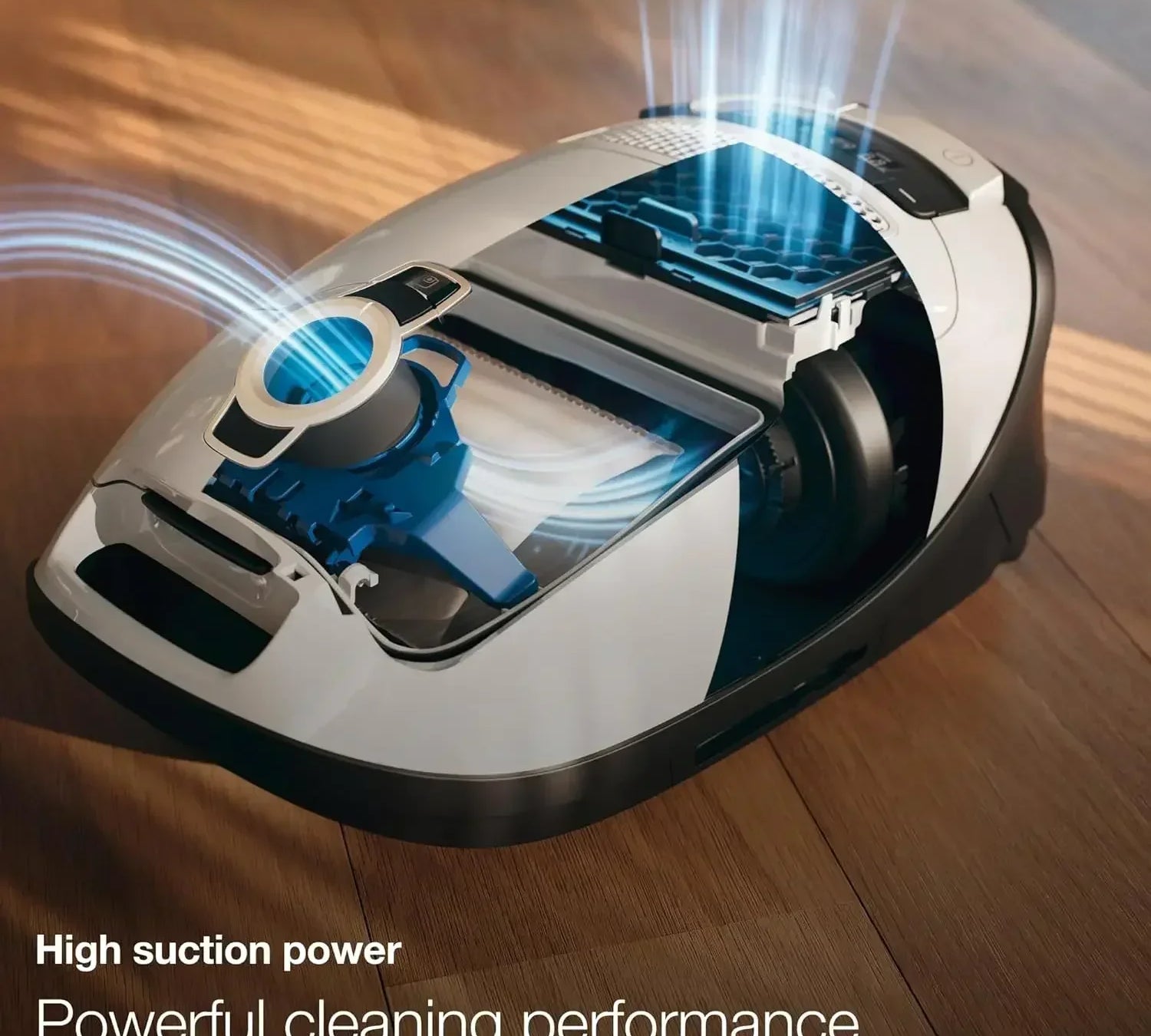 Classic C1 Miele vacuum cleaning hardwood floor