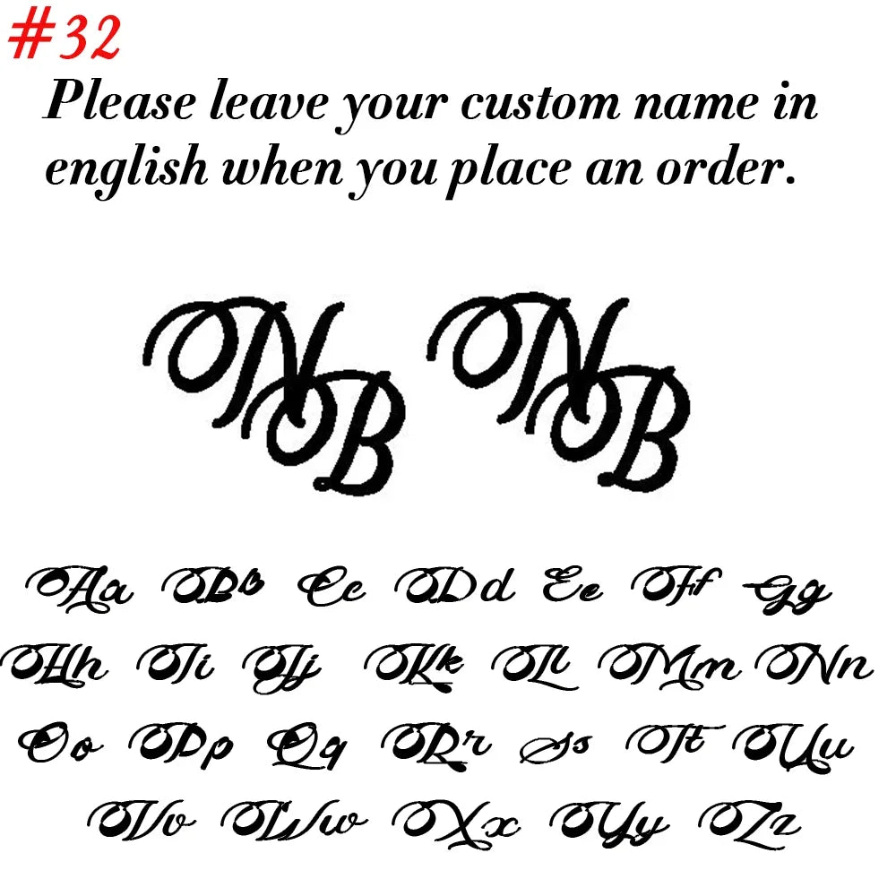 Custom Name Cufflinks