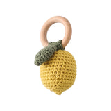 Crochet Bear Rattle Teether Toy