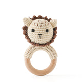 Crochet Animal Baby Rattle Toy
