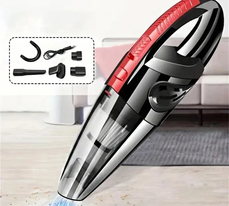 Portable wireless handheld vacuum for car and home