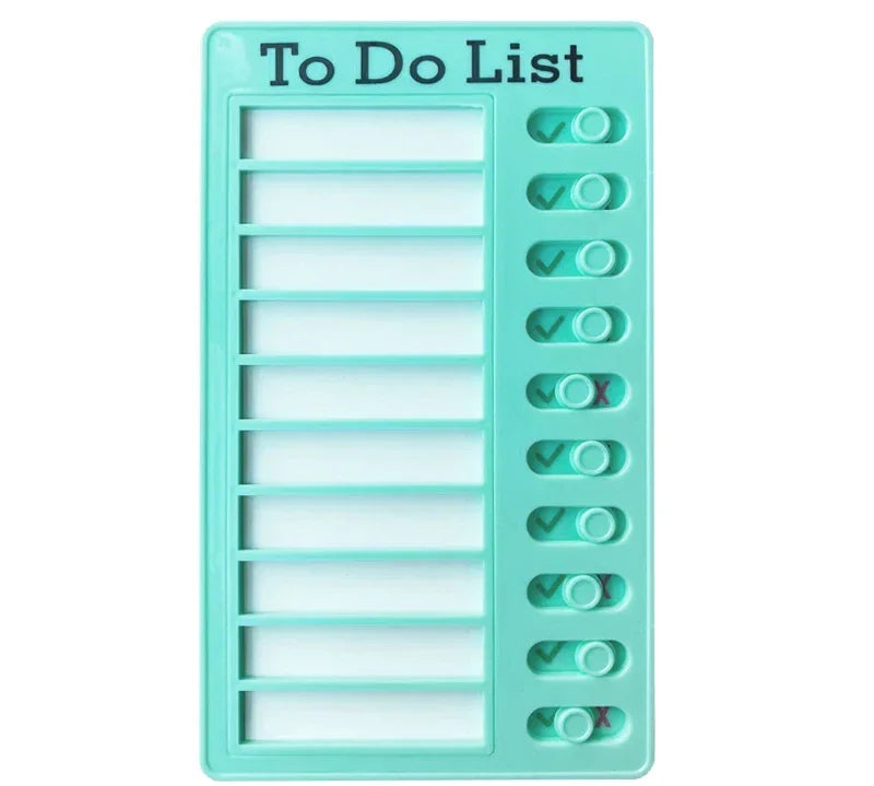 Self-Discipline Checklist Planner