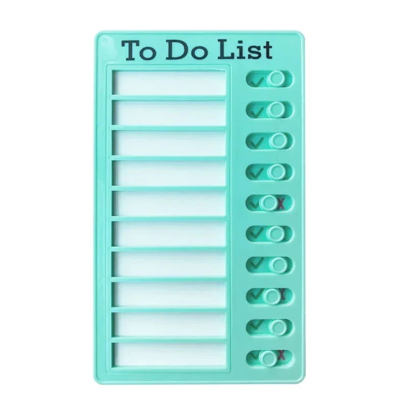 Self-Discipline Checklist Planner