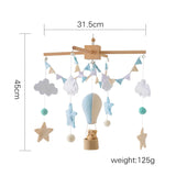 Wooden Baby Rattle Mobile