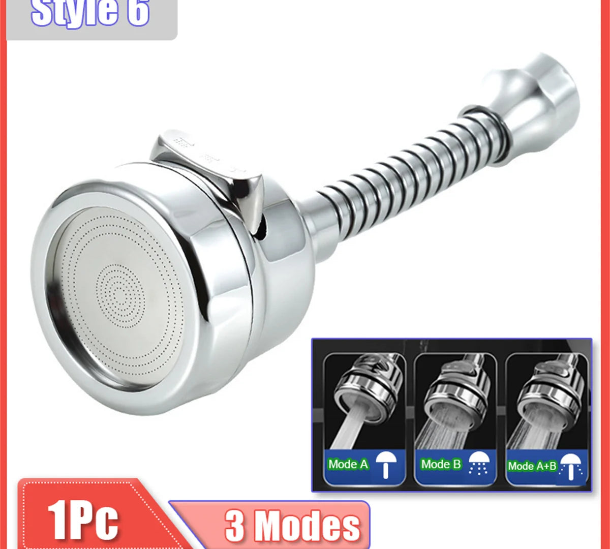 Universal Faucet Adapter Nozzle