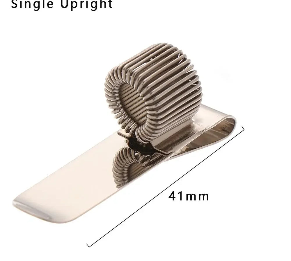 Metal Spring Pen Holder