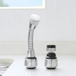 Adjustable faucet extender for convenient use in kitchens