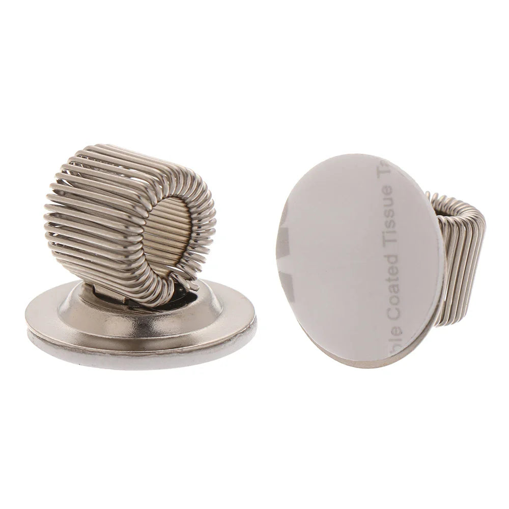 metal spring pen holder clipped on notebook