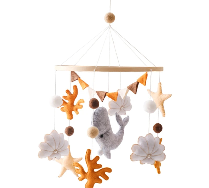 Wooden Crib Mobile Toy