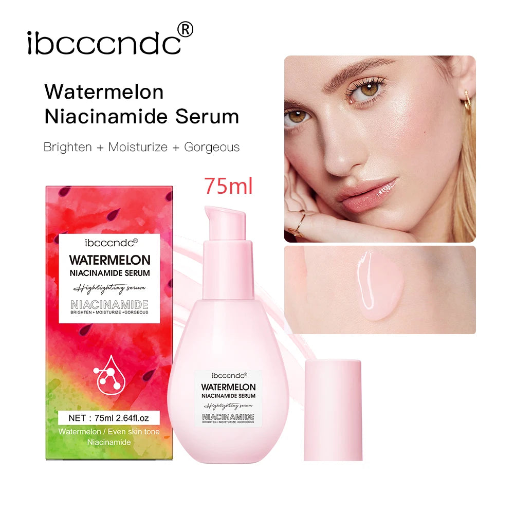 Watermelon nicotinamide essence for glowing skin