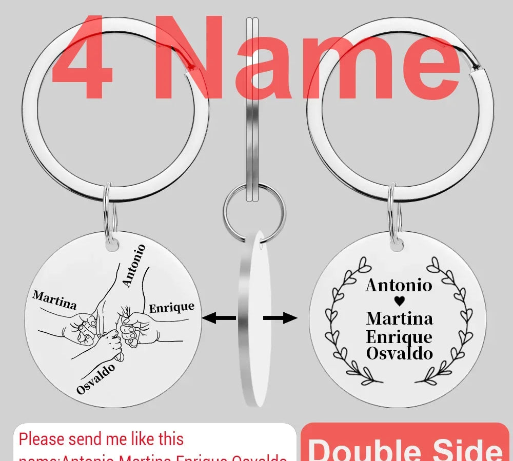 Personalized Love Keychain