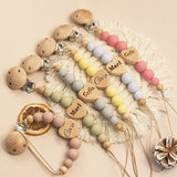 Custom Name Wooden Pacifier Clip