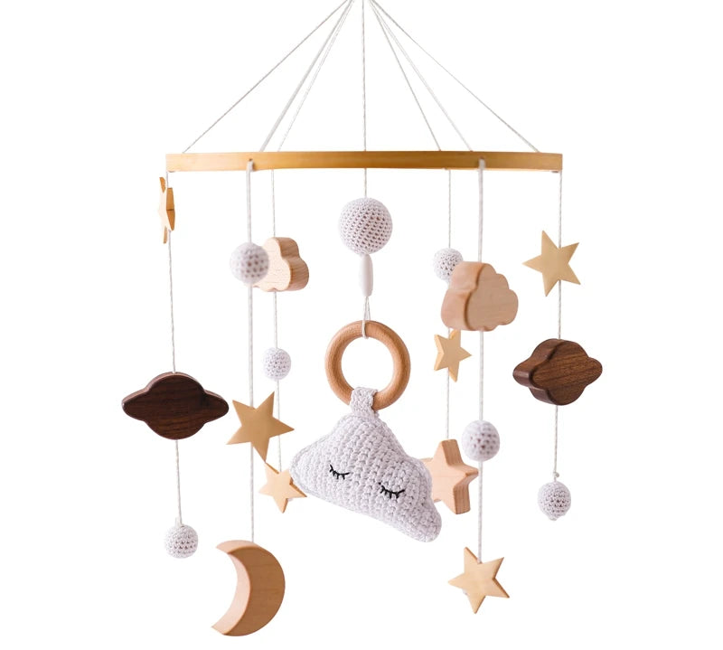 Wooden Crib Mobile Toy