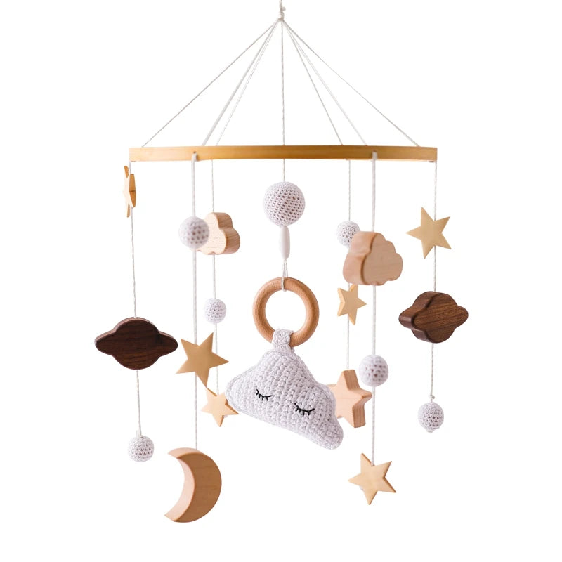 Wooden Crib Mobile Toy