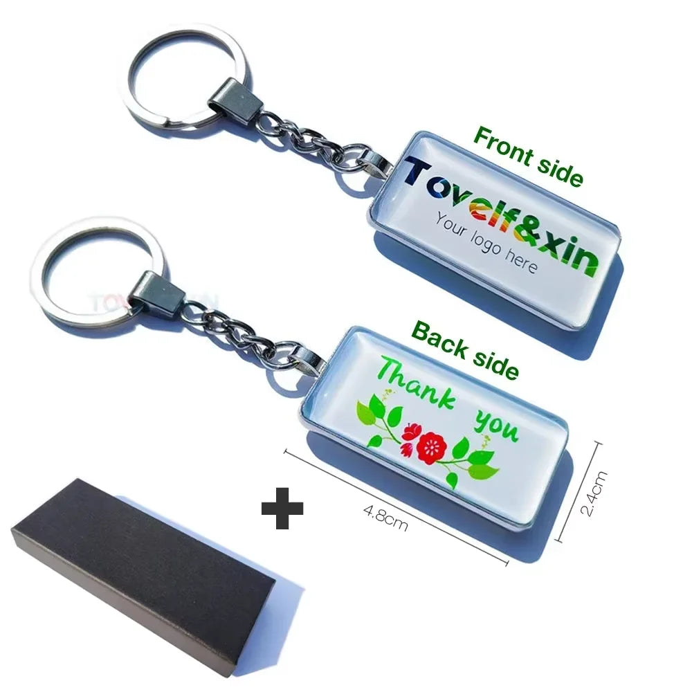 Custom Double-Sided Photo Keychain