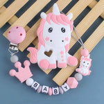 Personalized name pacifier chain with custom design
