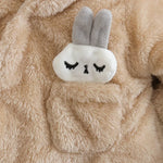 Hooded baby outfit for autumn and winter adventures