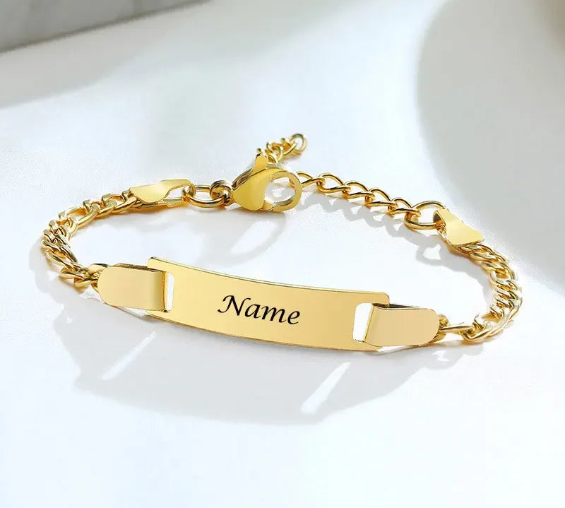 Custom Baby Name Bracelet Gift