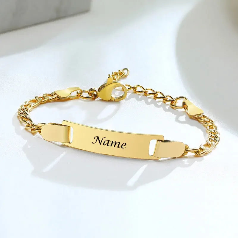 Custom Baby Name Bracelet Gift