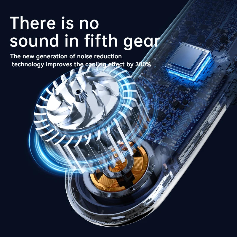 lightweight wearable bladeless neck fan