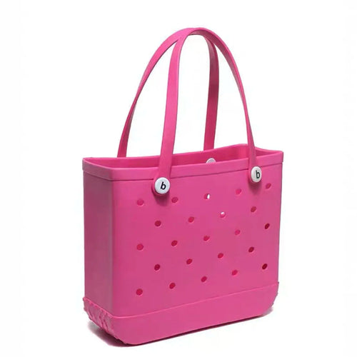 durable eva rubber beach tote bag