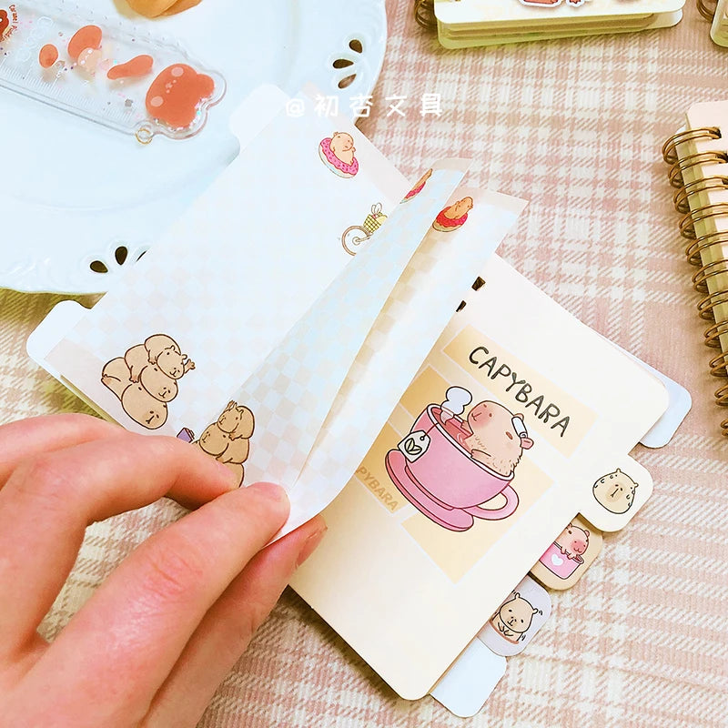 Kawaii Capybara Aesthetic Notepad