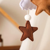 Wooden Baby Rattle Mobile