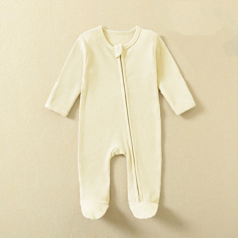 Soft cotton rompers for newborns and infants