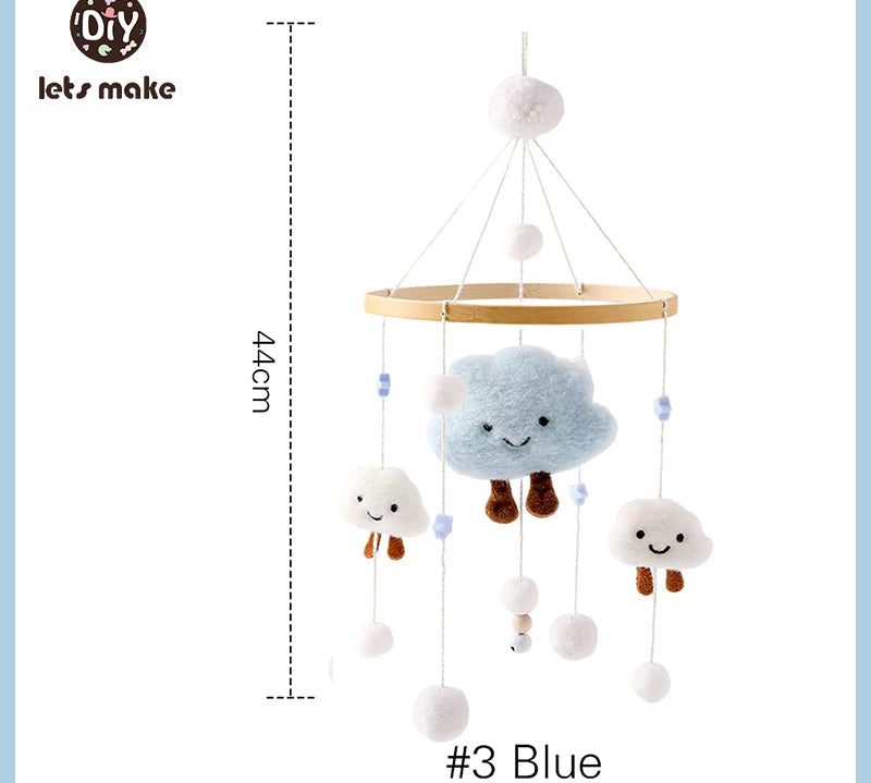 Wooden Baby Rattle Mobile