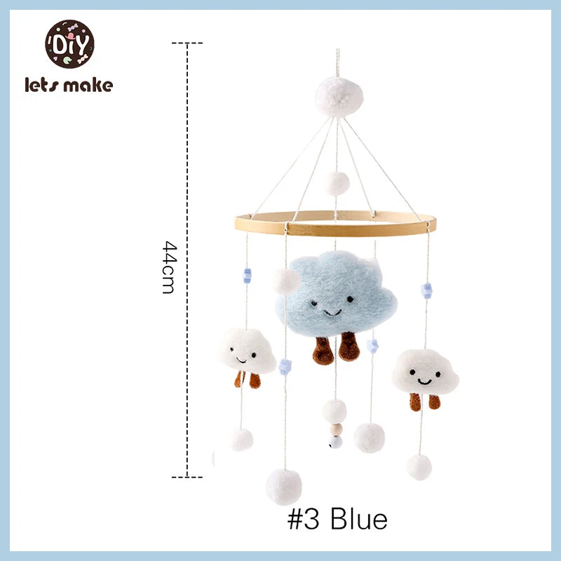 Wooden Baby Rattle Mobile