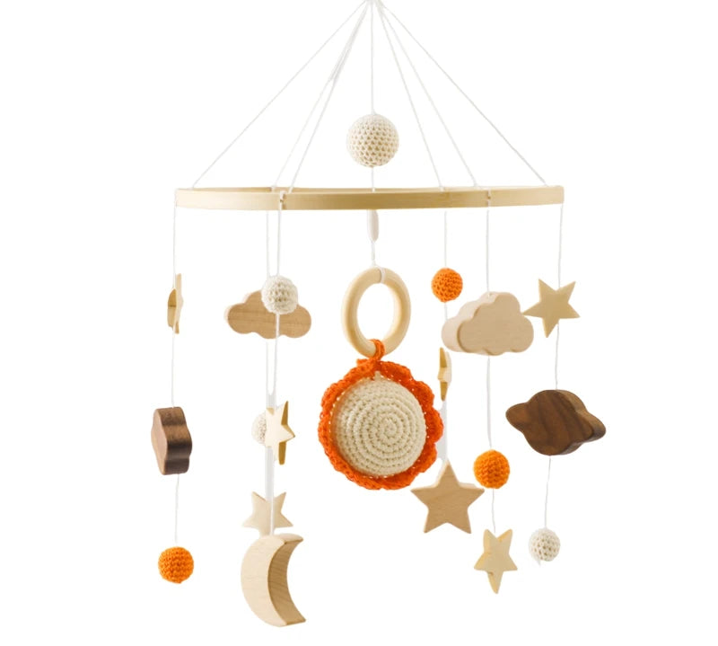 Wooden Crib Mobile Toy