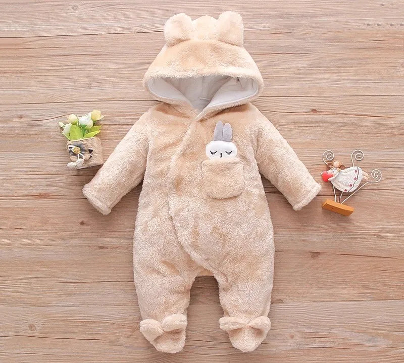 Autumn/Winter Baby Plush Climbing Outfit